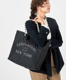 LeSportsac LARGE 2 WAY TOTE/ジェットブラック/プロビンシャル