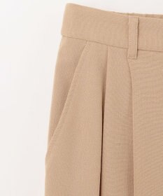 GRACE CONTINENTAL ストレッチスラブタックパンツ