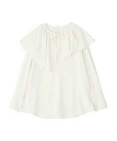 CRAFT STANDARD BOUTIQUE ＜セレモニー＞着脱可能/2WAYフリルカラーブラウス