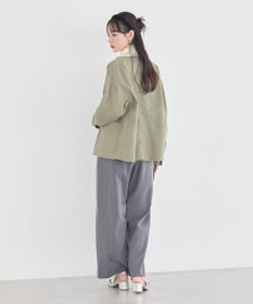 earth music&ecology 【綿100％】ノーカラーカバーオール