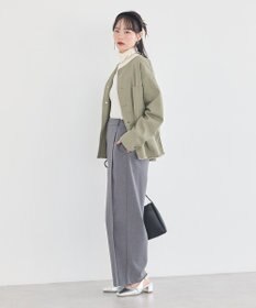 earth music&ecology 【綿100％】ノーカラーカバーオール