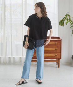 WEGO 【ANGIE VINTAGE/SMLサイズ展開】ストレートデニムパンツ