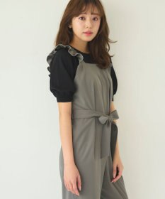 Feroux 【接触冷感・UVカット・洗える】クルーネックハーフスリーブ プルオーバー