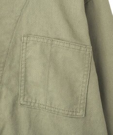 earth music&ecology 【綿100％】ノーカラーカバーオール