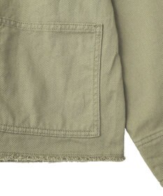 earth music&ecology 【綿100％】ノーカラーカバーオール