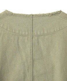 earth music&ecology 【綿100％】ノーカラーカバーオール