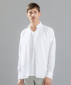 JOSEPH HOMME トライジャガードストレッチ　ウィングカラーシャツ