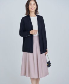 組曲 S 【WEB限定】セミウーステッド ニットカーディガン