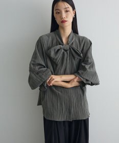 Green Parks ボウタイリボンブラウス