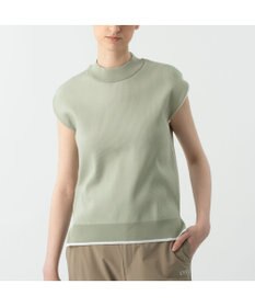 ZERO HALLIBURTON ノースリーブモックネックニット ZHG-W6S8b 85222