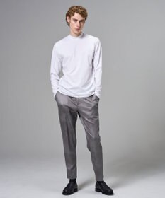 JOSEPH HOMME 新色追加【高機能素材】ハイゲージベアスムース　モックネック長袖Ｔシャツ