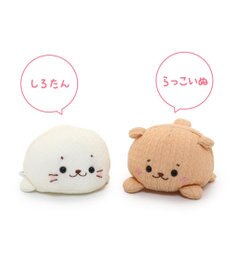 Mother garden しろたん ちりめん お手玉 マスコット 《しろたん/らっこいぬ》単品