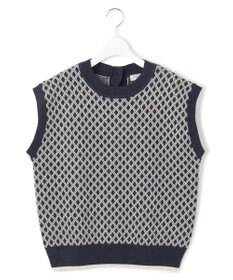 J.PRESS YORK STREET 【WOMEN】ANTI PILLING WOOL ジャガードニットベスト