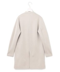 ICB 【洗える】シンセティックヤーンスムース ロングニットジャケット