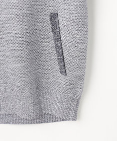 JOSEPH ABBOUD 【イタリア糸×エコ素材・通気性・軽量】スラブギマ×和紙 ニット ブルゾン