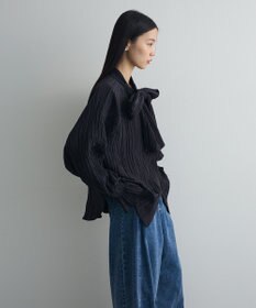 Green Parks ボウタイリボンブラウス