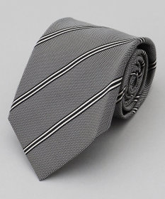 GOTAIRIKU  GOTAIRIKU別注【日本製】シルク ネクタイ_レジメンタル柄