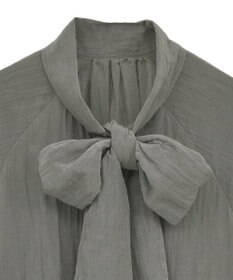 Green Parks ボウタイリボンブラウス