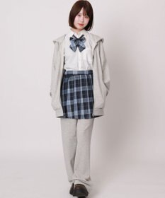 WEGO 【SCHOOLITEM/ウエストゴム】イージーストレートスウェットパンツ