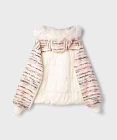 GRACE CONTINENTAL ツイードコンビショートブルゾン