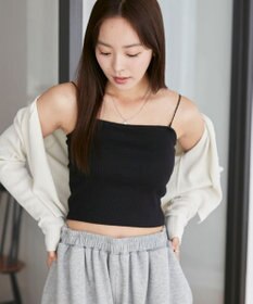 WEGO 【カップ付きインナー/SMサイズ展開】なちゅ盛れカップインショートキャミ