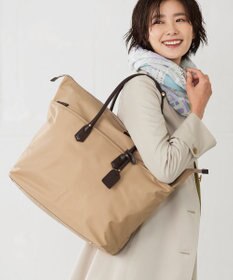 J.PRESS LADIES 【WEB限定・A4サイズ収納可】 ナイロントラベル トート バッグ