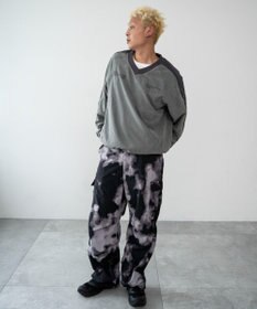 WEGO ミリタリーVネックラインプルオーバー