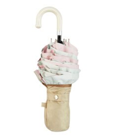 MOONBAT estaa 晴雨兼用 折りたたみ傘 バイカラーフリル 日傘 遮光 遮熱 UV