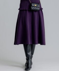 組曲 ニットフレア スカート