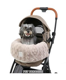 PET PARADISE ペットパラダイス ペットカートクッション 遠赤外線  《アラン柄》