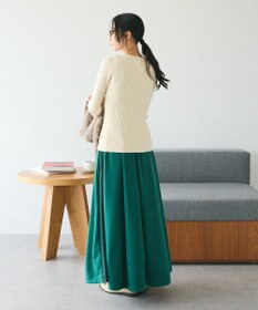 CRAFT STANDARD BOUTIQUE 洗える/とてもちクルーネックリブニットプルオーバー