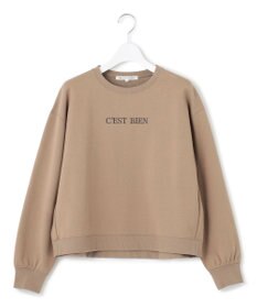 23区 【一部店舗限定/洗える】クリアコットンテリー セットアップ ロゴ スウェット