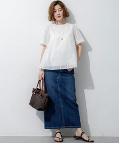 23区 23区DENIM Iライン デニムスカート