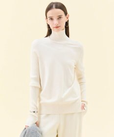 BEIGE， 【洗える】WILLOW / サムホールハイネックニット