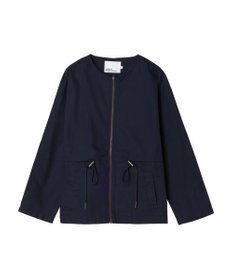 CRAFT STANDARD BOUTIQUE コットンギャバジンノーカラーＺＩＰブルゾン