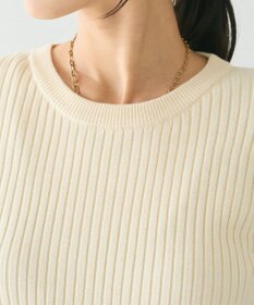 CRAFT STANDARD BOUTIQUE 洗える/とてもちクルーネックリブニットプルオーバー