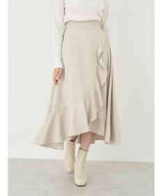 earth music&ecology ラッフルフリルイレヘムスカート