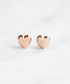 TOCCA 【WEB限定】WITH HEART MINI PIERCED EARRINGS K10 ピアス
