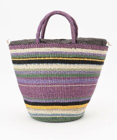 ONWARD CROSSET SELECT 【VIOLAd’ORO】MIRO アバカカラーボーダーバッグ M