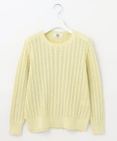 J.PRESS LADIES L 【洗える】 ギザマーセライズコットン ニット