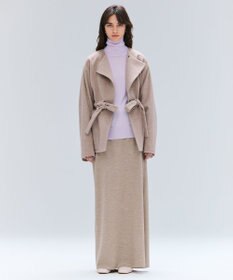 BEIGE， LABBOCK / ウール混2WAYショートコート