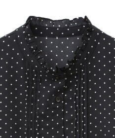 earth music&ecology フリルピンタックブラウス