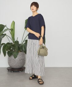 AMERICAN HOLIC 楊柳ギャザーボリュームフレアスカート