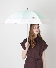 MOONBAT 【 遮光率100％/遮熱/UV】PAUL&JOE ACCESSOIRES(ポール&ジョー) 晴雨兼用日傘 スウィングヌネット ネコ 長傘