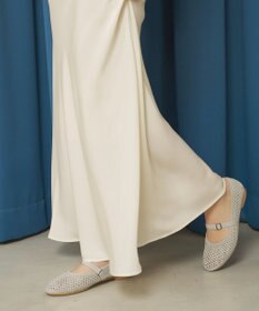 steppi ラウンド メッシュ バレエパンプス