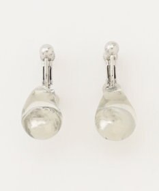 ICB 【2WAY】クリアメタルピアス