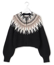 23区 L 【SLOW/一部店舗限定】ジャカード カーディガン