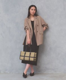 TOPKAPI 【Breath TOPKAPI】FRAME フレーム レザーベルト ワイド ミニ トートバッグ