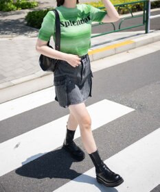 WEGO グラデーションちびニットT