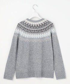 J.PRESS LADIES FAIR ISLE ラウンドネック ニット